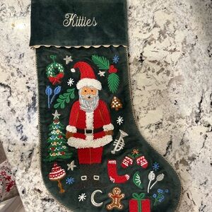 Pottery barn kids & rifle paper Christmas stocking